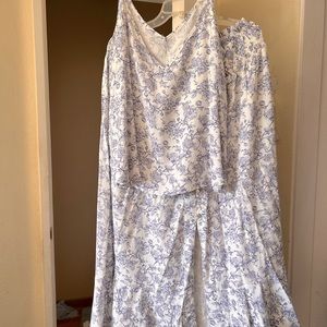 Cynthia Rowly matching tank and skirt